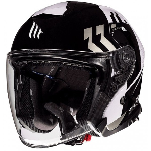 MT Κράνος Thunder 3 SV Jet Venus Άσπρο/Γκρι pearl gloss ΚΡΑΝΗ