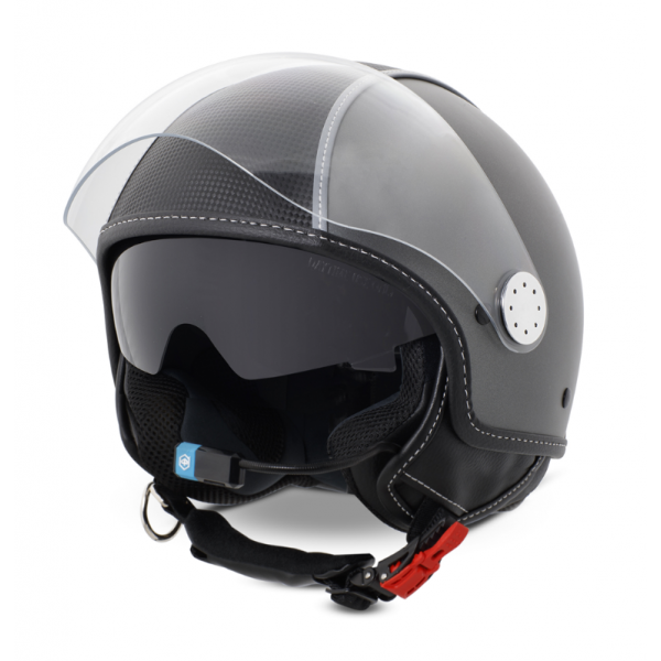 Piaggio Κράνος Carbonskin Bluetooth Γκρι 785Α  ΚΡΑΝΗ