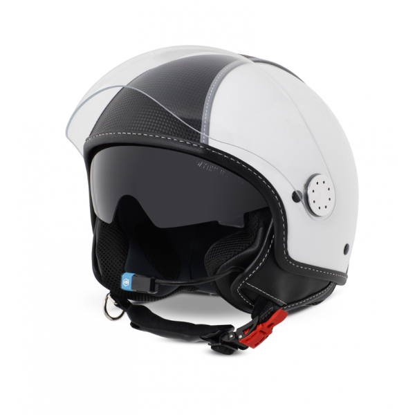 Piaggio Κράνος Carbonskin Bluetooth Λευκό 505 ΚΡΑΝΗ