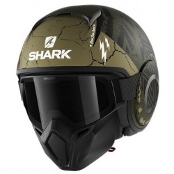 Shark Κράνος Street-Drak Crower Mat Μαύρο / Χρυσό / Ανθρακί