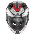 Shark Κράνος Ridill 1.2 Stratom Λευκό / Μαύρο / Κόκκινο Ματ Full Face
