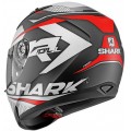 Shark Κράνος Ridill 1.2 Stratom Λευκό / Μαύρο / Κόκκινο Ματ Full Face