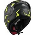 Vemar Κράνος Ghibli Warrior Black Mat / Fluo Yellow ΚΡΑΝΗ