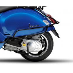 Vespa Προφυλακτήρας Πίσω (ΑΡ+ΔΕ) GTS MY19 Μαύρο 