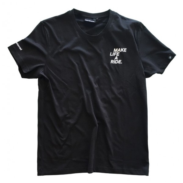 BMW Motorrad Make Life A Ride T-Shirt  Μαύρο Γυναικείο ΕΝΔΥΣΗ