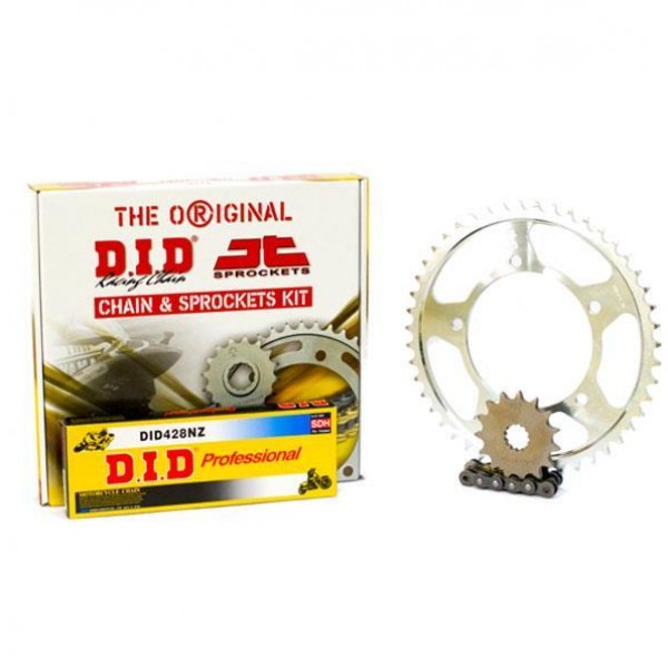 DID-JT Σετ Γρανάζια-Αλυσίδα κινήσεως Honda CBF 125 '09-'13 ΑΝΤΑΛΛΑΚΤΙΚΑ