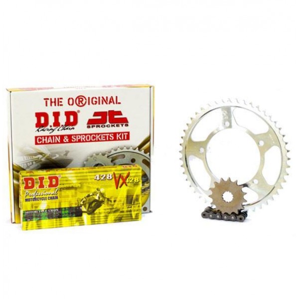 DID-JT Σετ Γρανάζια-Αλυσίδα Kawasaki 500 '97-'05 X 'ring ΑΝΤΑΛΛΑΚΤΙΚΑ