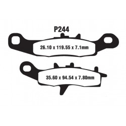 Premier τακάκια Μπροστινά Kawasaki Super Sherpa,KX 80,KX85