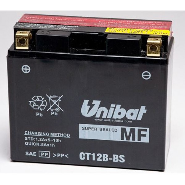 Unibat Μπαταρία YT12B-BS (CT12B-BS)