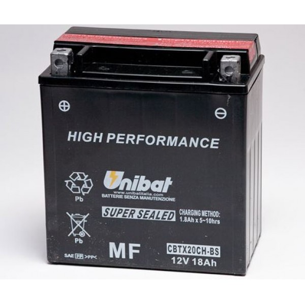 Unibat Μπαταρία YTX20CH-BS (CBTX20CH-BS)