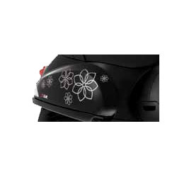 Αυτοκόλλητα Σετ Vespa S "Flower" Ασημί