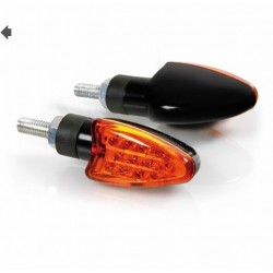 LAMPA ORANGE ARROW ΣΕΤ ΦΛΑΣ LED ΜΑΥΡΟ