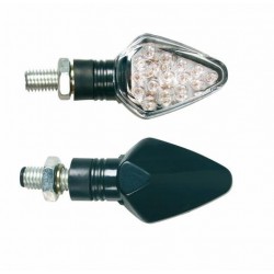 LAMPA PENTA ΣΕΤ ΦΛΑΣ LED ΜΑΥΡΟ