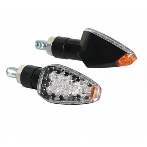 LAMPA TUAREG ΣΕΤ ΦΛΑΣ LED ΜΑΥΡΟ