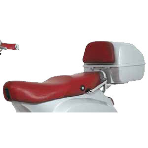 ΣΕΛΛΑ VESPA LX ΚOKKINO ΔΕΡΜΑ