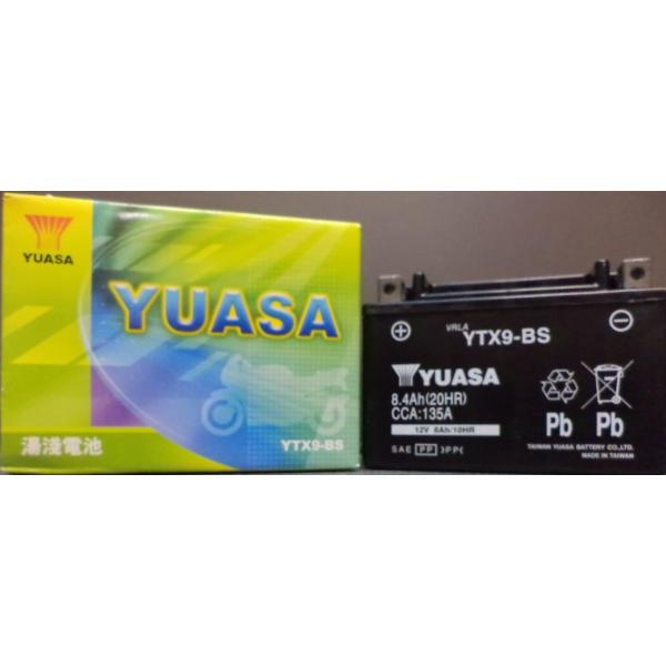 YUASA ΜΠΑΤΑΡΙΑ YTX9-BS
